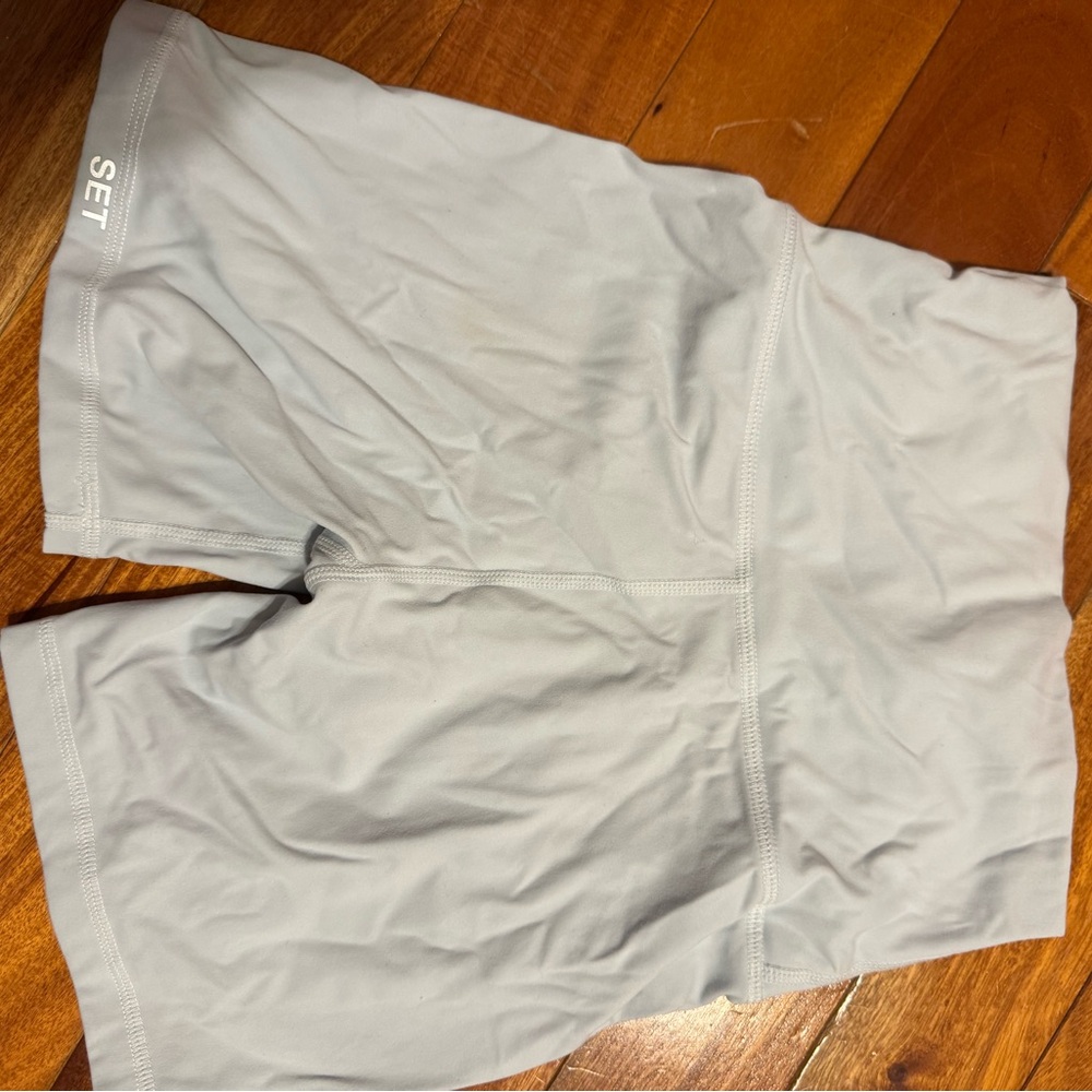 SET ACTIVE biker shorts light blue size xs